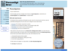 Tablet Screenshot of personligt-brev.se